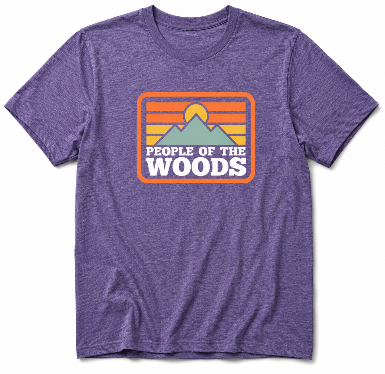 Mountain Sunrise Tee | Heather Purple