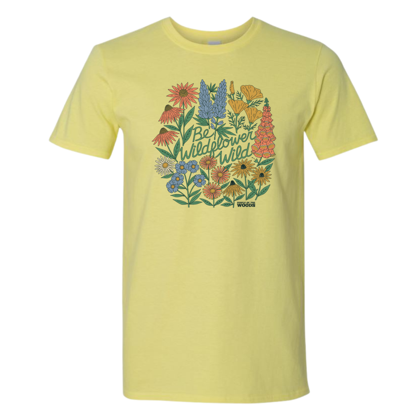 Be Wildflower Wild Tee | Cornsilk
