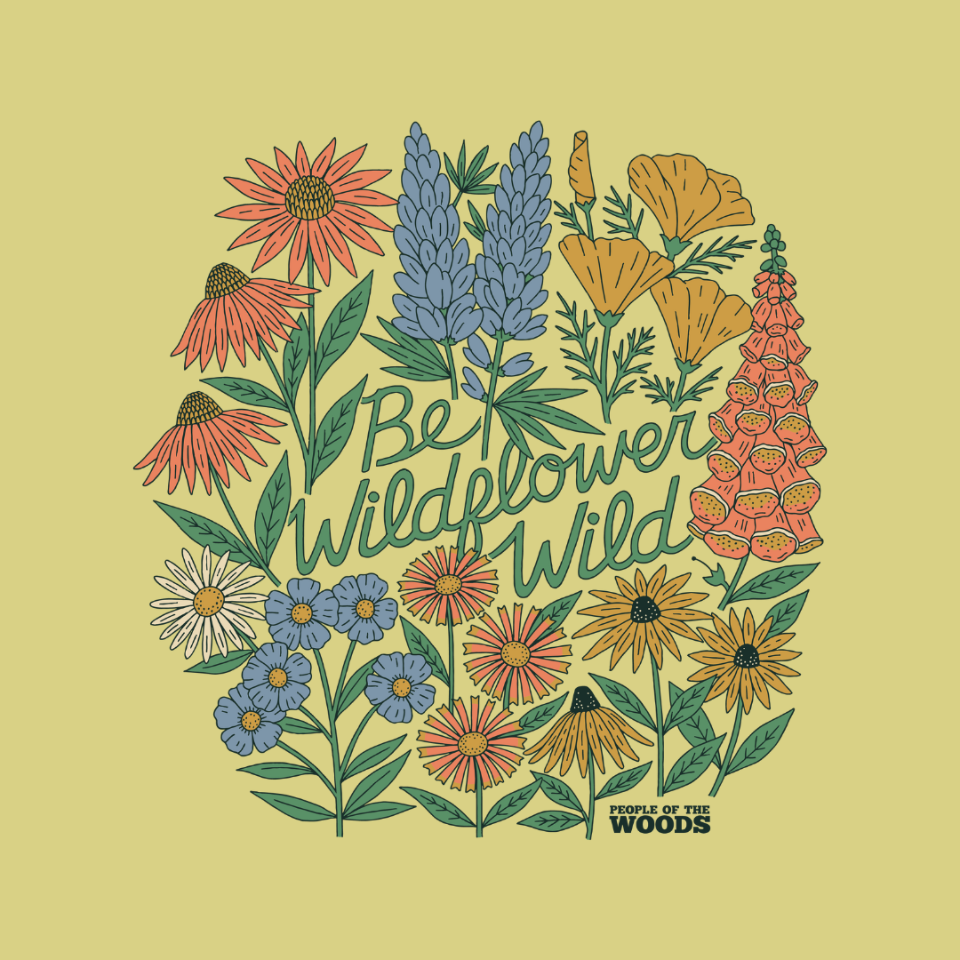 Be Wildflower Wild Tee | Cornsilk