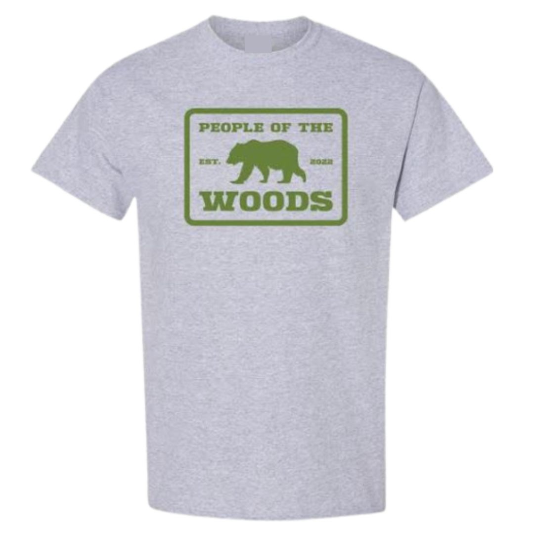 People of the Woods Bear Tee | Gray