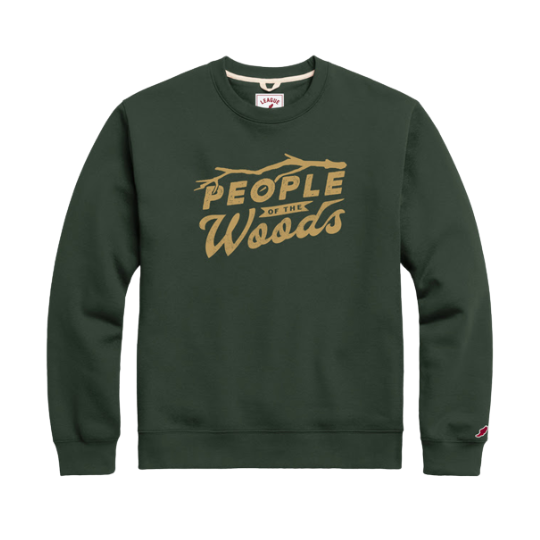 People of the Woods Fleece Crewneck Dark Green