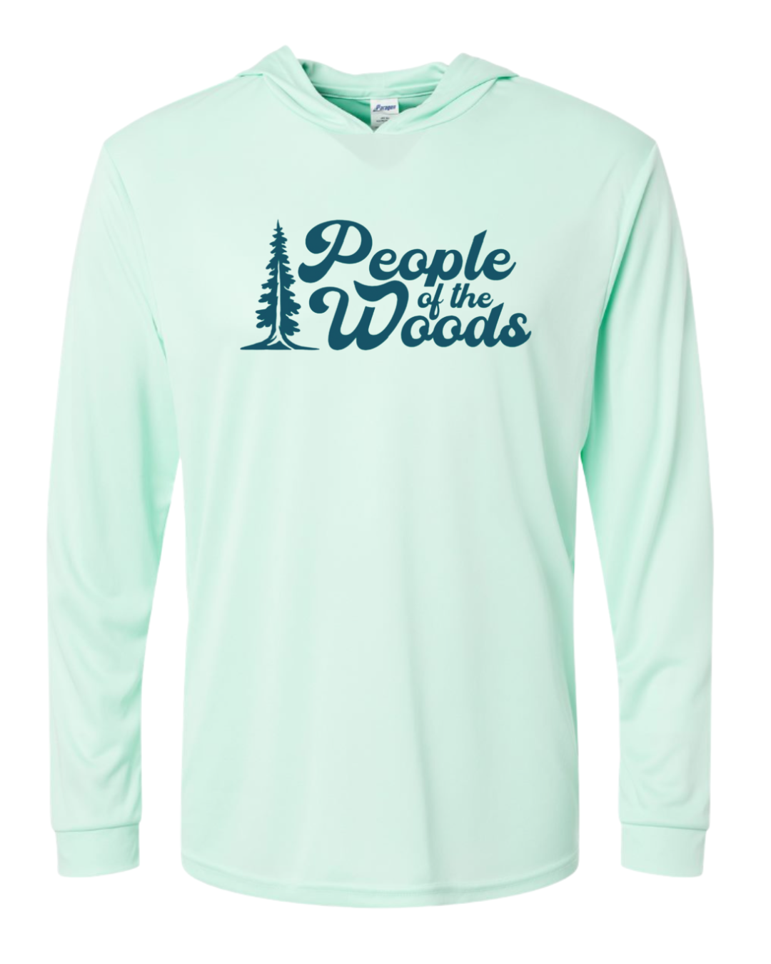 People of the Woods UPF 50+ Performance Hooded Long Sleeve Shirt