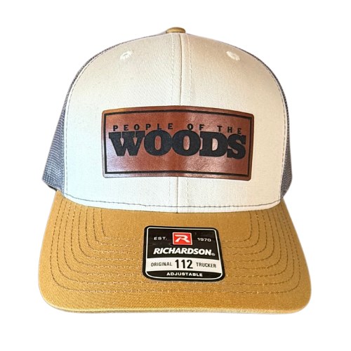 People of the Woods Leather Patch Hat