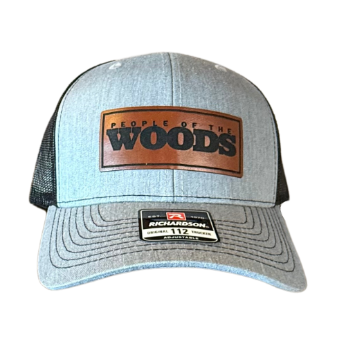 People of the Woods Leather Patch Hat