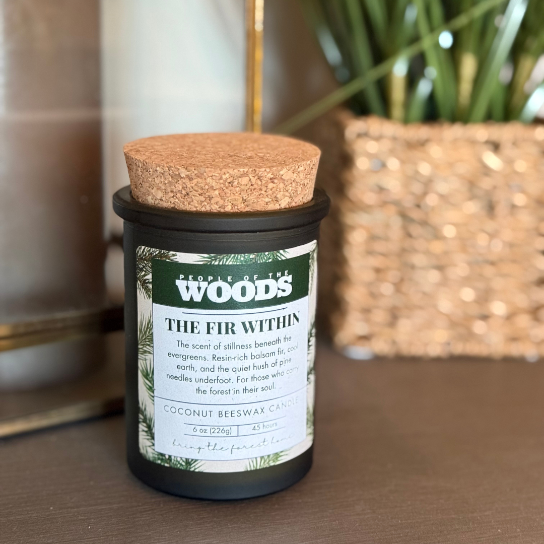 People of the Woods The Fir Within Candle