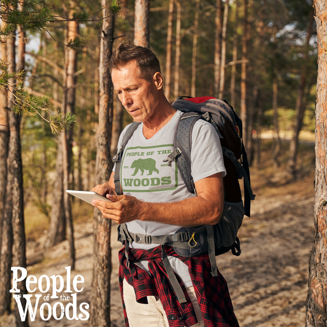 People of the Woods Bear Tee | Gray