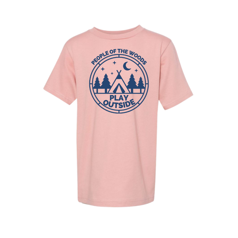 People of the Woods Youth Go Play Outside Tee