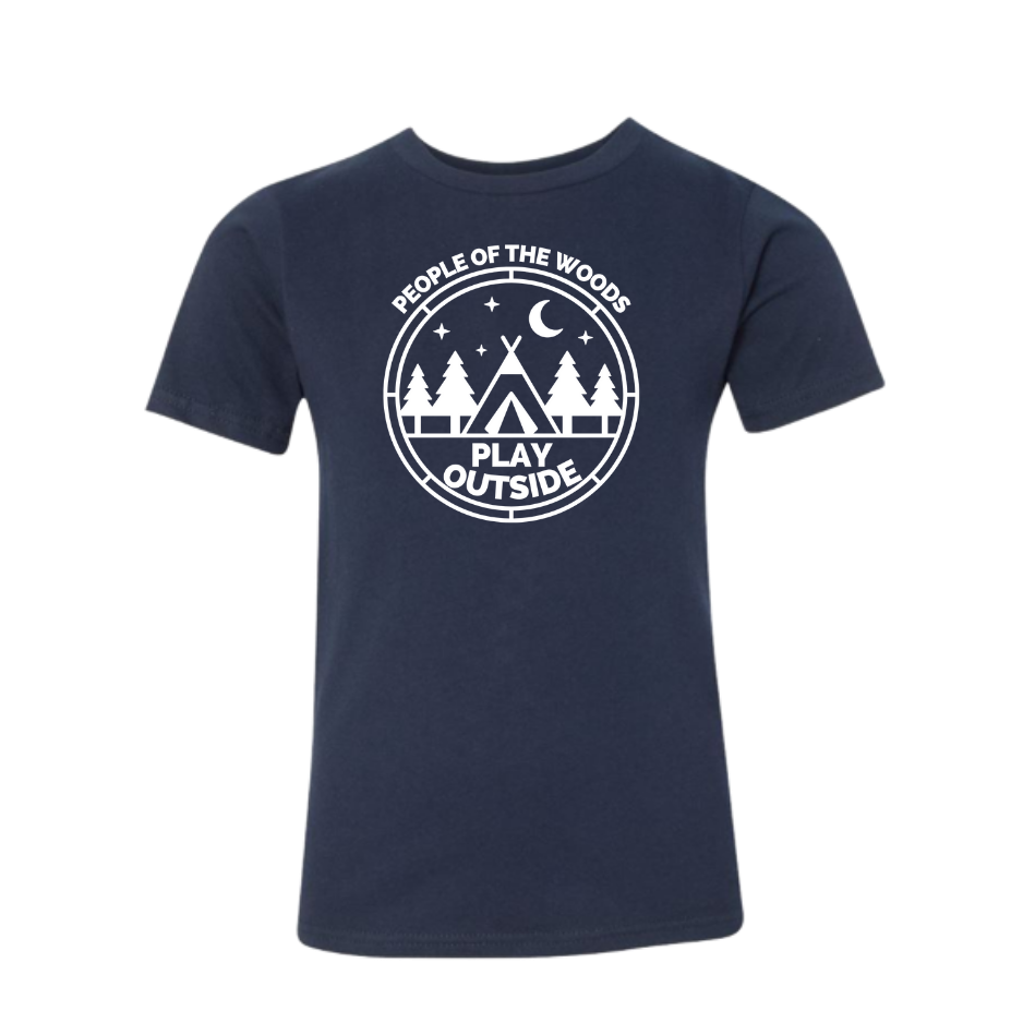 People of the Woods Youth Go Play Outside Tee