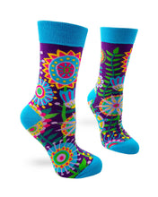 Load image into Gallery viewer, Funky Floral Women&#39;s Crew Socks
