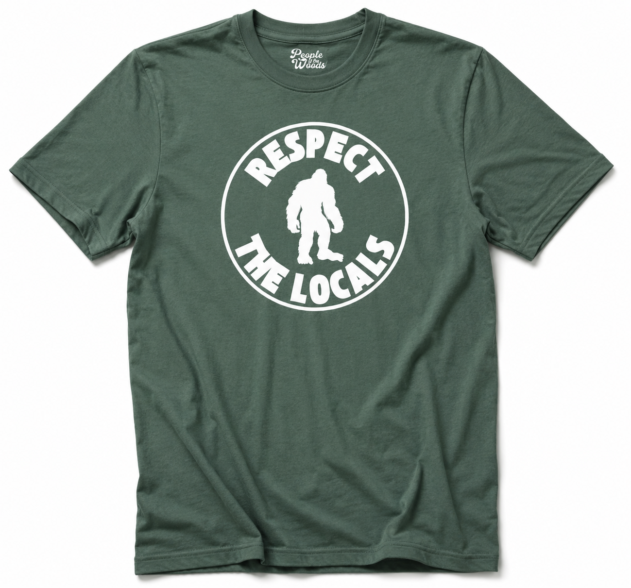 Respect The Locals Bigfoot Unisex Short Sleeve Tee
