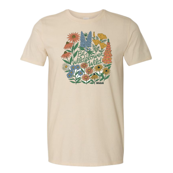 Be Wildflower Wild T-Shirt Natural