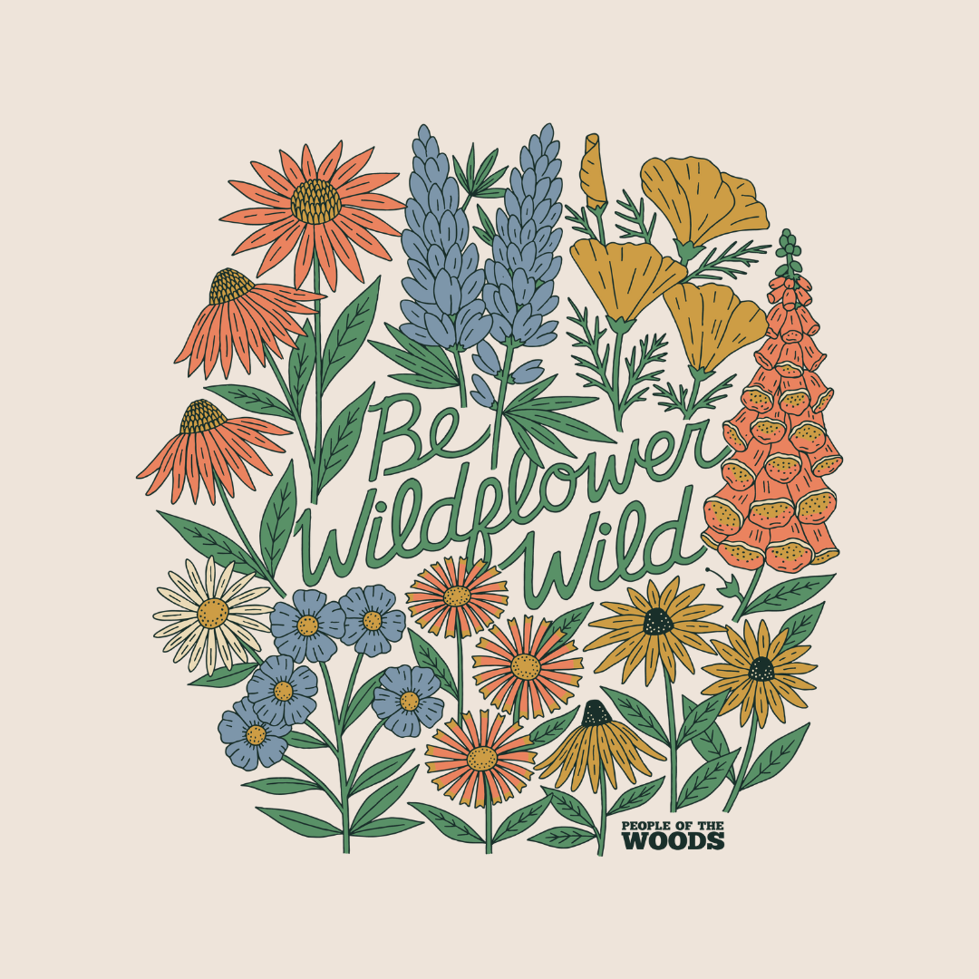 Be Wildflower Wild Tee | Natural