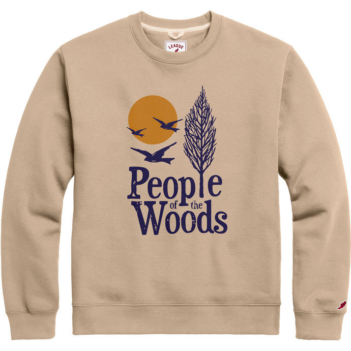 The Birds Fleece Crew Beige