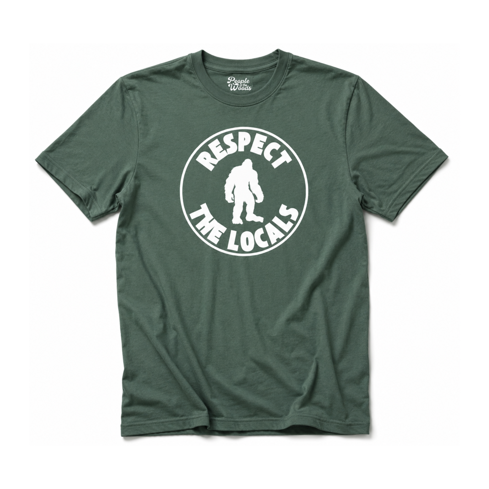 Respect The Locals Bigfoot Unisex Short Sleeve Tee