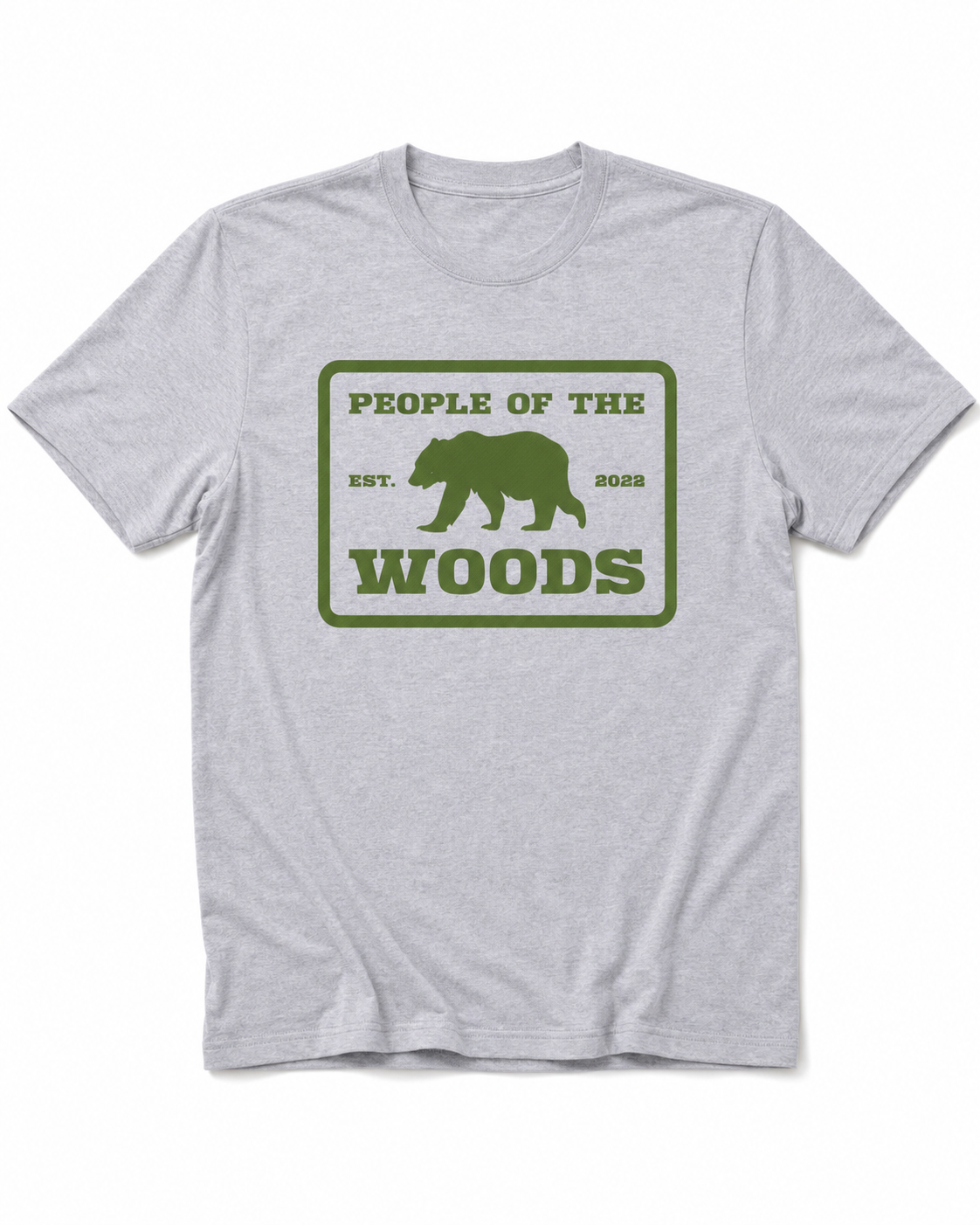 People of the Woods Bear Tee | Gray