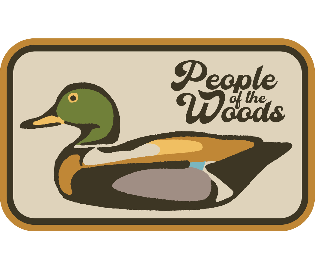 Mallard Duck People of the Woods Sticker