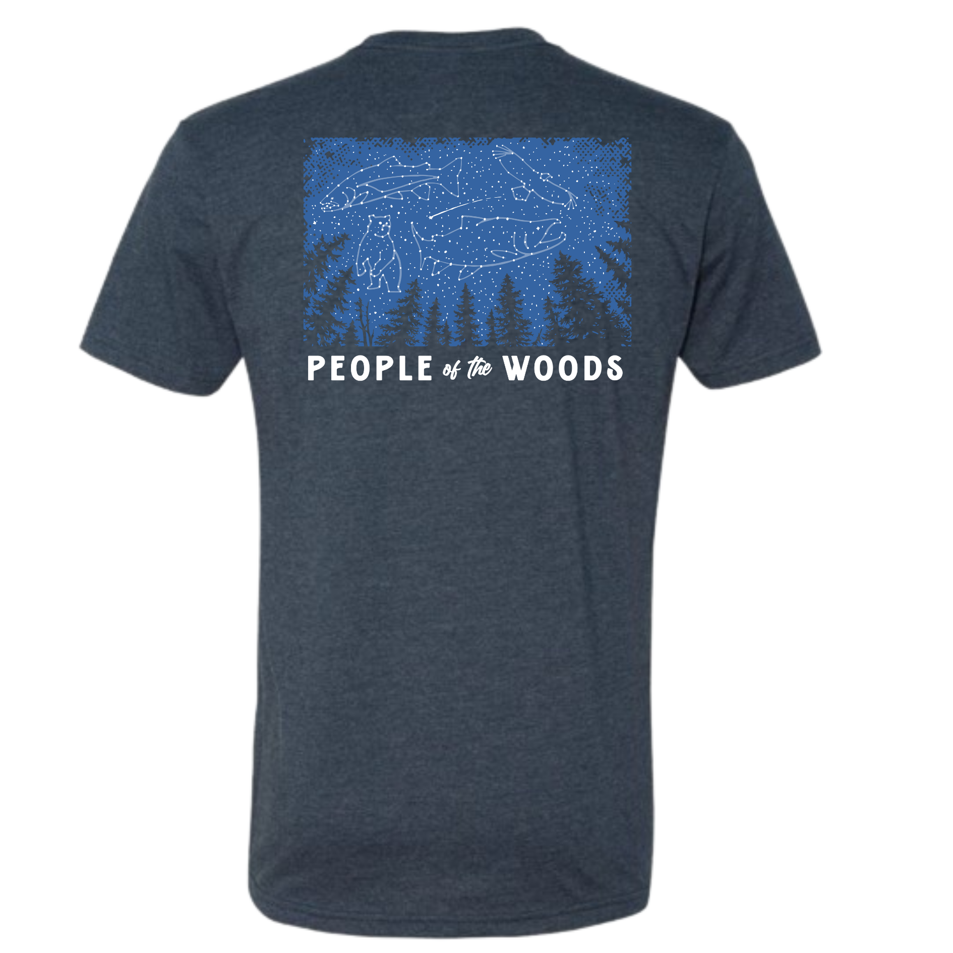 Night Sky Constellations Short Sleeve T-Shirt