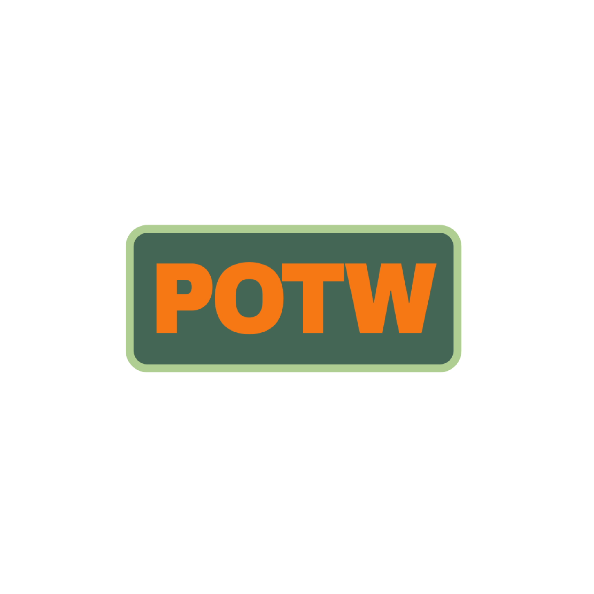 POTW People of the Woods Sticker