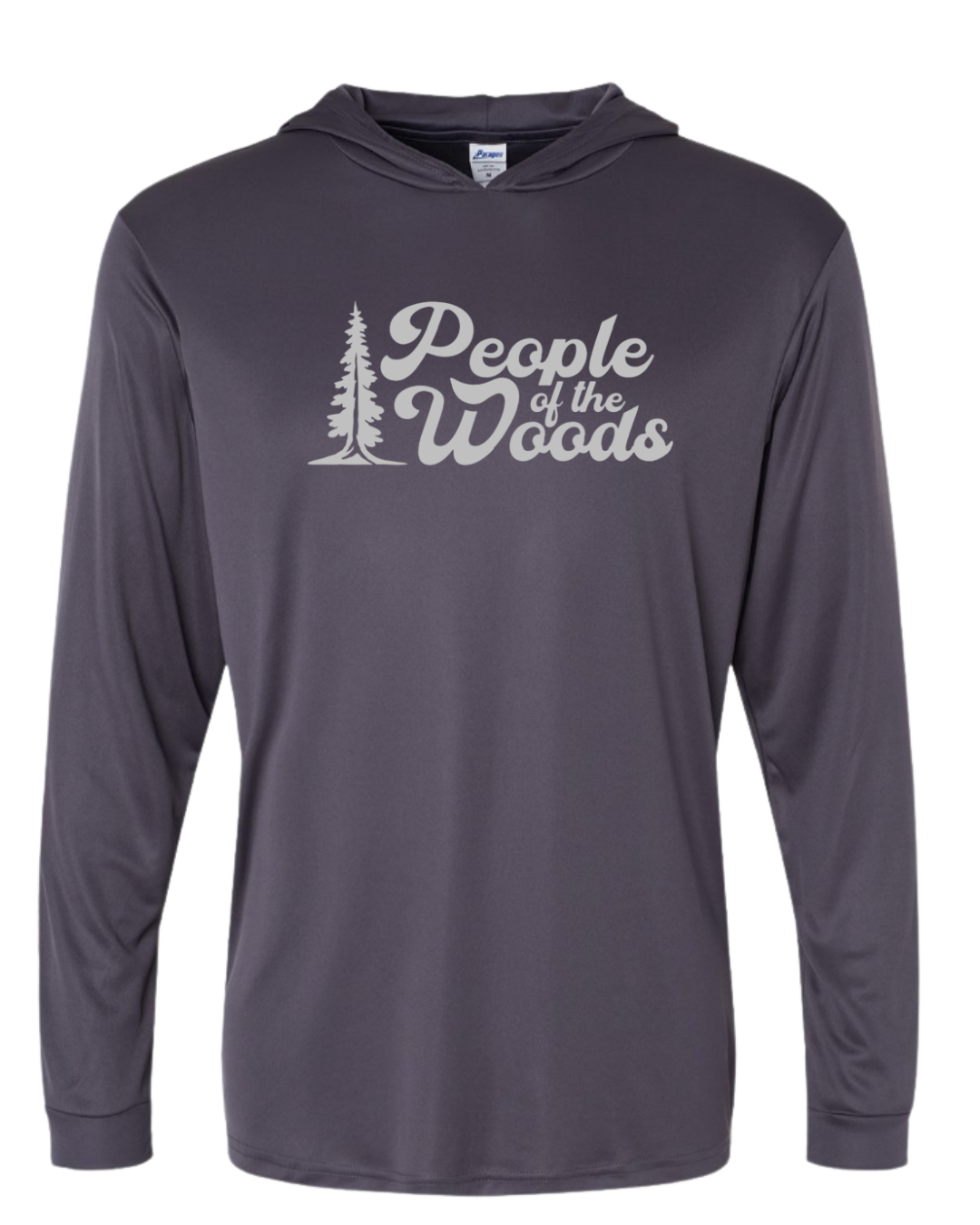 People of the Woods UPF 50+ Performance Hooded Long Sleeve Shirt