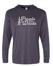 Load image into Gallery viewer, People of the Woods UPF 50+ Performance Hooded Long Sleeve Shirt
