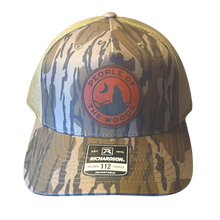 Load image into Gallery viewer, People of the Woods Wolf Leather Patch Hat
