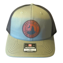 Load image into Gallery viewer, People of the Woods Wolf Leather Patch Hat
