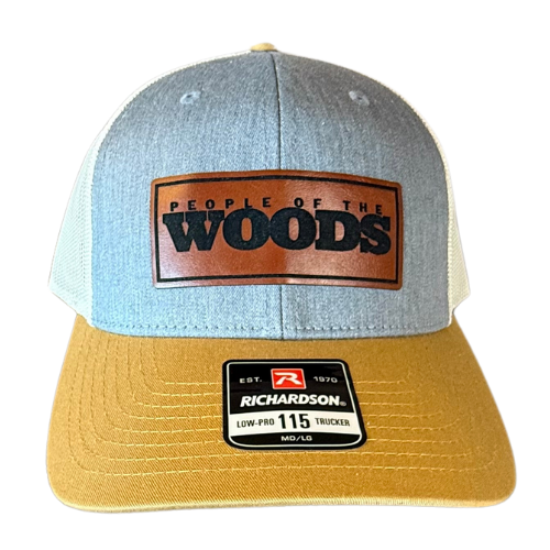 People of the Woods Leather Patch Hat