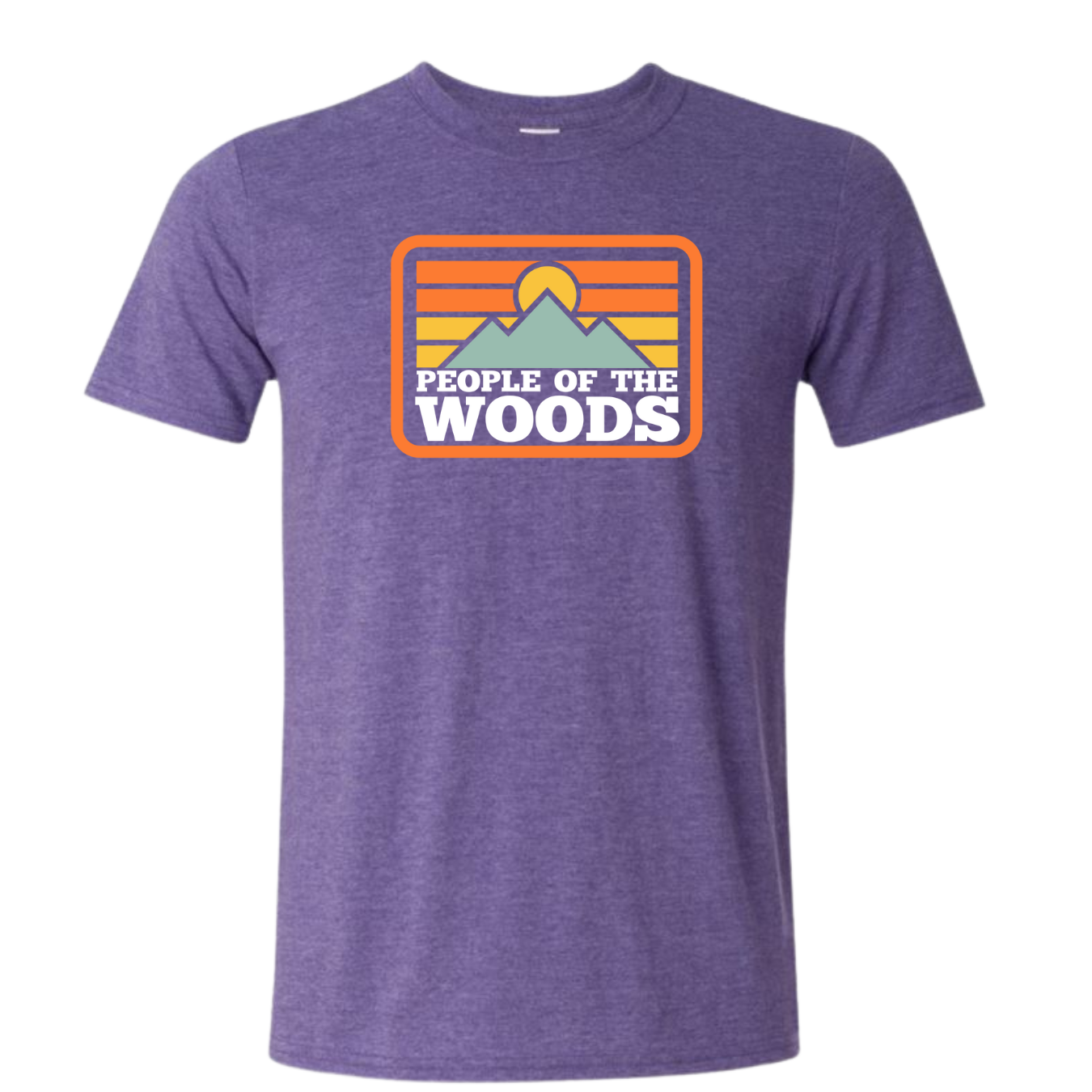 Mountain Sunrise Tee | Heather Purple