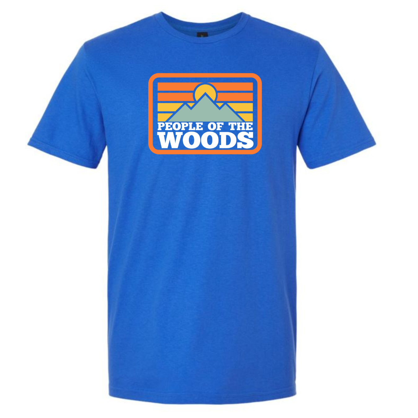 Mountain Sunrise Tee | Royal Blue