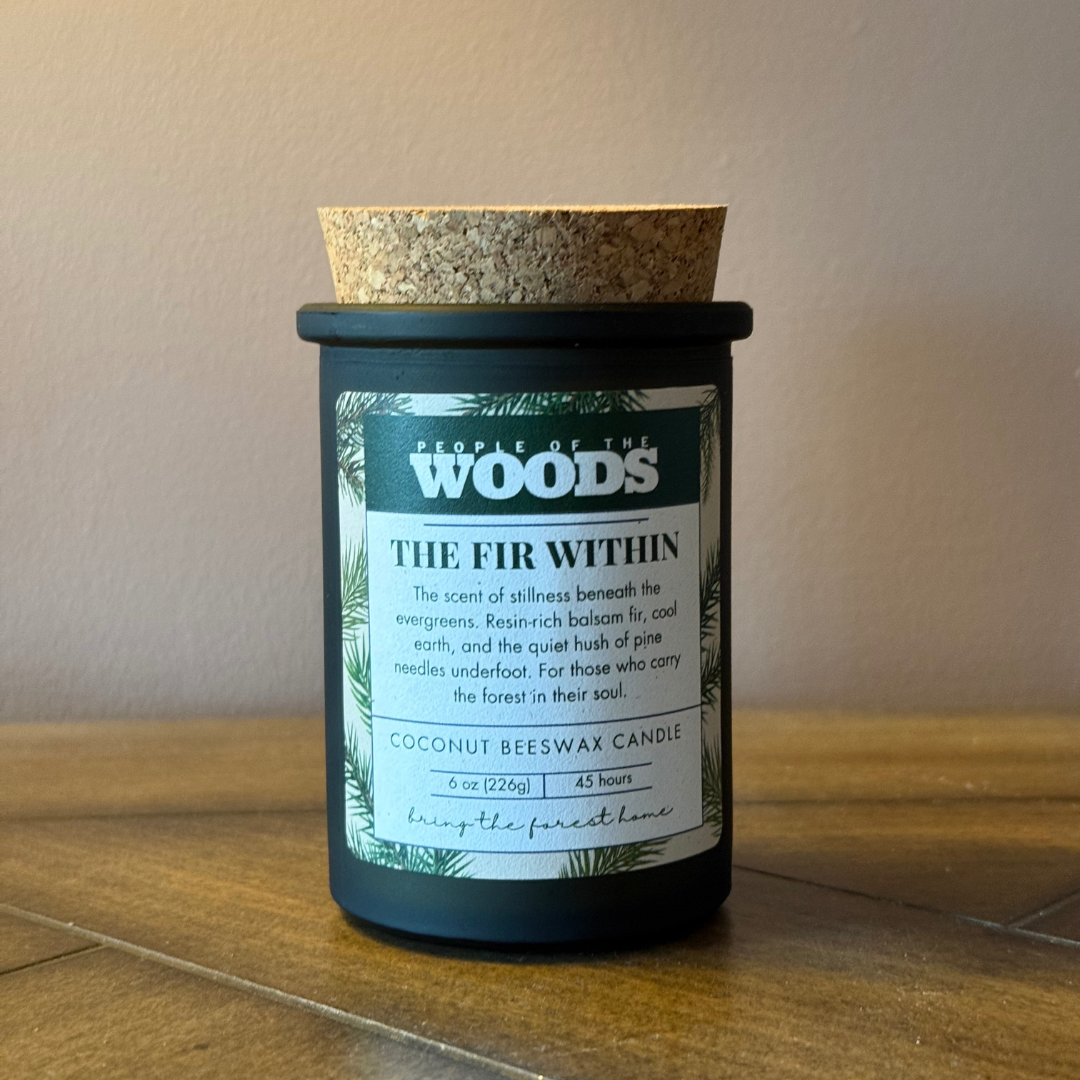 People of the Woods The Fir Within Candle