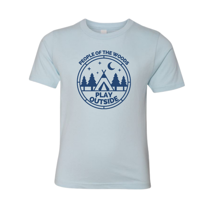People of the Woods Youth Go Play Outside T-Shirt