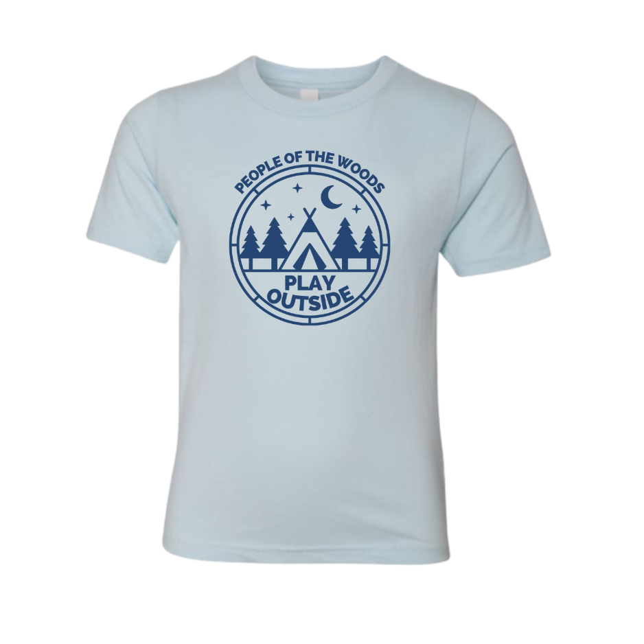 People of the Woods Youth Go Play Outside T-Shirt