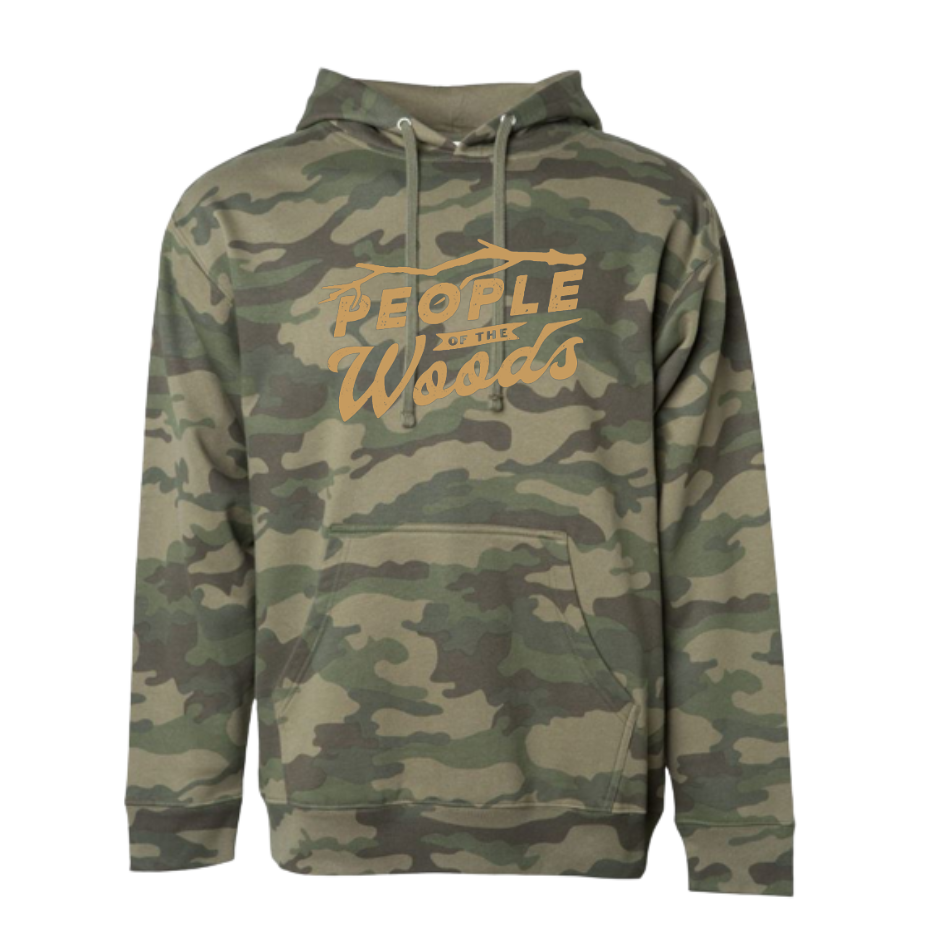 The Woods Hooded Sweatshirt Forest Camo