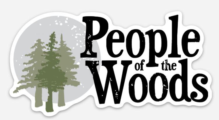 People of the Woods Original Logo Sticker