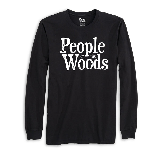 People of the Woods Long Sleeve Shirt Black