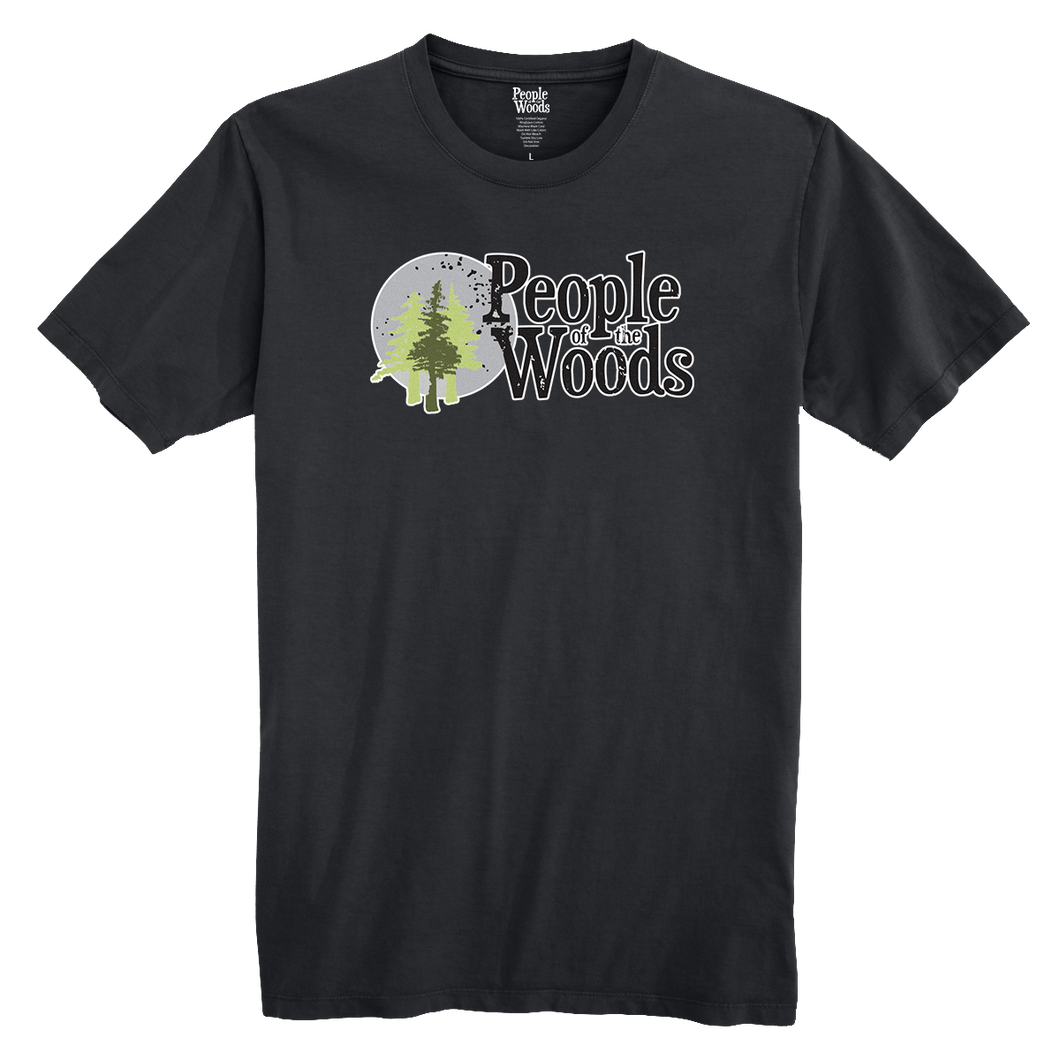 People of the Woods Original Logo Black T-Shirt